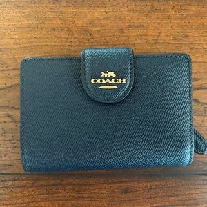 Navy Coach Wallet